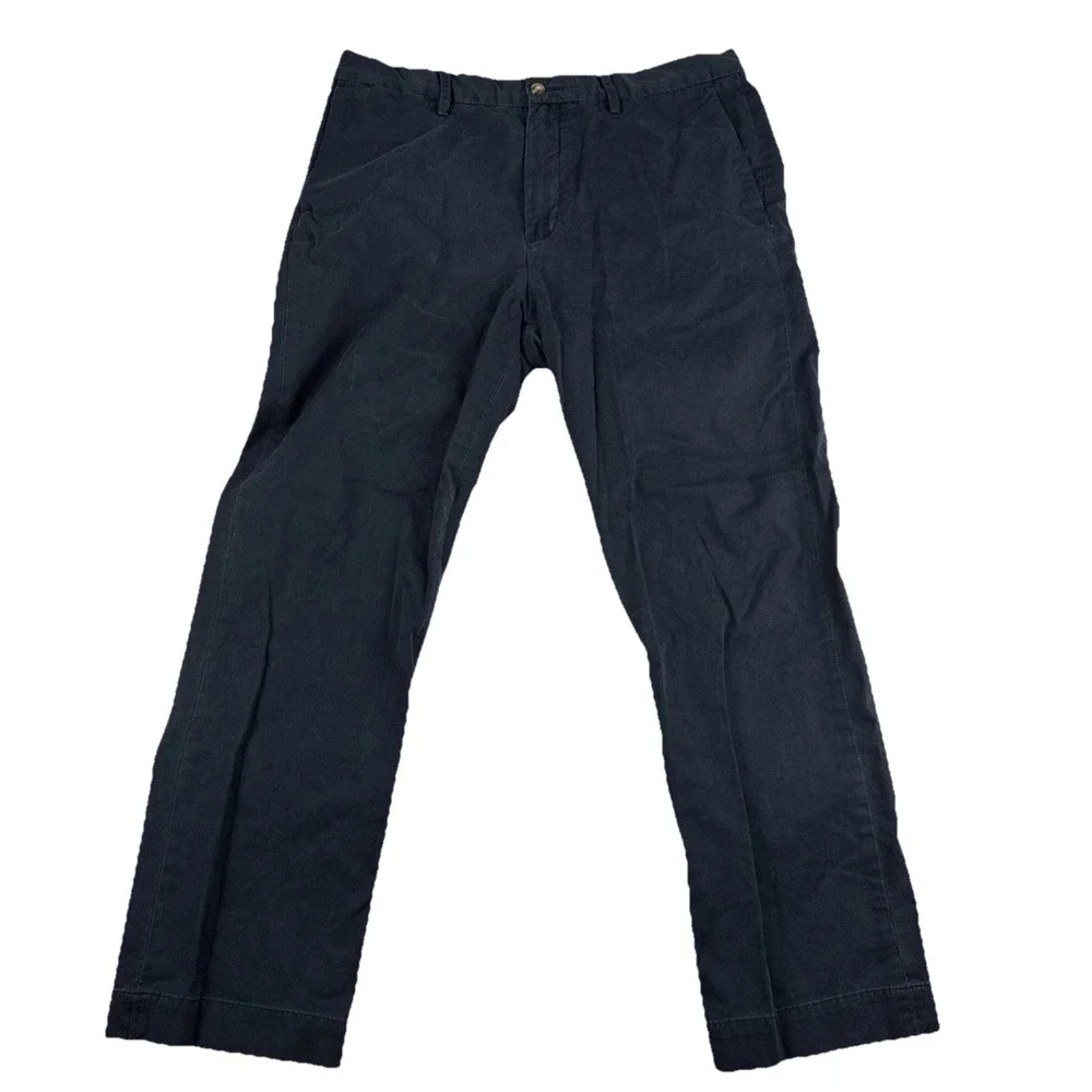 Polo Ralph Lauren Mens Navy Blue Chino classic cotton twill Pants fits 35*29